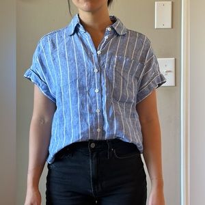 J-Crew short sleeve button up